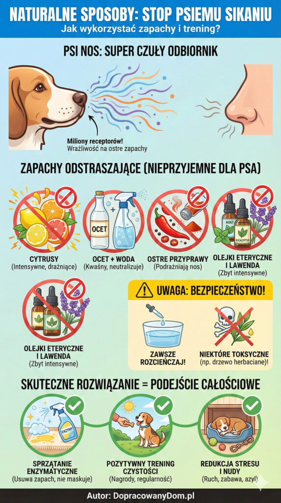 Zapachy odstraszające psy